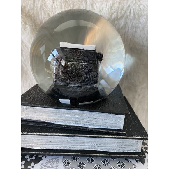 Taylor Swift THE TORTURED POETS DEPARTMENT SNOWGLOBE AUTHENTIC *In Hand* 🩶☃️🩶 - Picture 8 of 11